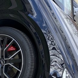 The small dent was on my hood near the fender, but it's gone now thanks to Roy!