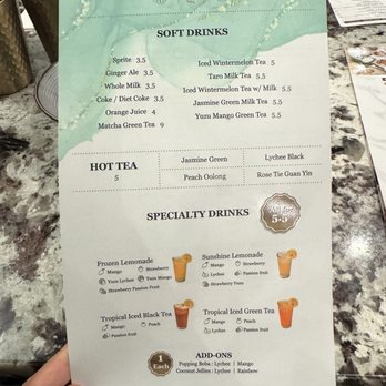 Supreme Dumpling Stonestown - Drink menu - Dim Sum Near Me - San Francisco, California Supreme Dumpling Stonestown - Drink menu - Dim Sum Near Me - San Francisco, California