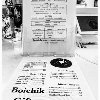 Boichik Bagels - Menu. - Bagels Near Me - Los Angeles, California