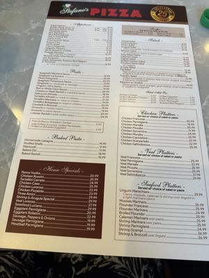 Menu photo 2 Stefano's Pizzeria Pompton Plains, NJ Menu photo 2 Stefano's Pizzeria Pompton Plains, NJ