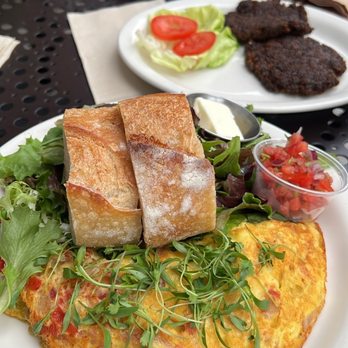 Urth Caffé - Orange - The Mexican Omelet veganized, and House-Made Vegan Sausage - Coffee & Tea Near Me - Orange, California