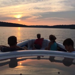 Department of Tourism Lakeview Park - Sunset at Bull Shoals Lake