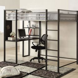 McGregors Furniture and Mattress - Full loft over desk space.