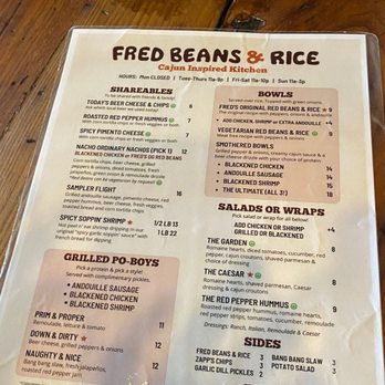 Fred's Around the Corner - Menu - Cocktail Bars Near Me - Knoxville, Tennessee