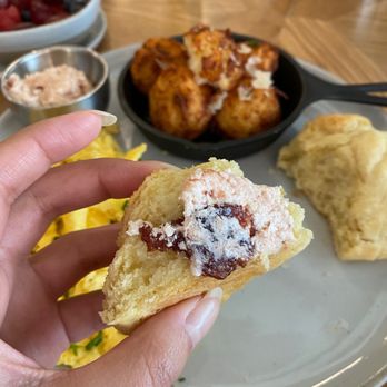 Magnolia Table - The strawberry butter was my favorite part of the meal! - Breakfast & Brunch Near Me - Waco, Texas