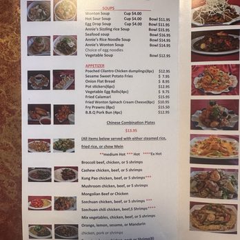 Annie’s House - Part of menu - Chinese Near Me - Marina, California Annie’s House - Part of menu - Chinese Near Me - Marina, California