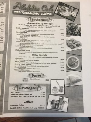 Menu photo 7 Aladdin Cafe Crowley, TX