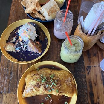 Lola’s by MFK - Jeepney Breakfast Burrito ($14), Ube Fruity Pebble French Toast ($16.95), Jeepney Breakfast Burrito ($14) - Filipino Near Me - Anaheim, California Lola’s by MFK - Jeepney Breakfast Burrito ($14), Ube Fruity Pebble French Toast ($16.95), Jeepney Breakfast Burrito ($14) - Filipino Near Me - Anaheim, California