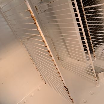 Cruise America - Rusty, dirty, nasty fridge - RV Dealers Near Me - Newark, California Cruise America - Rusty, dirty, nasty fridge - RV Dealers Near Me - Newark, California