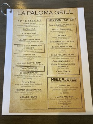 Menu photo 7 La Paloma Grill Montebello, CA Menu photo 7 La Paloma Grill Montebello, CA