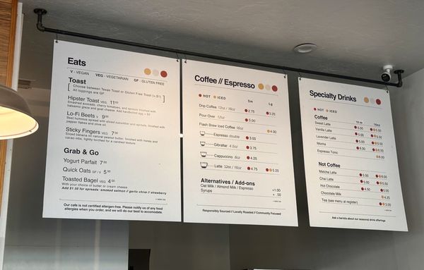 Menu photo 8 Component Coffee - Fresno Fresno, CA