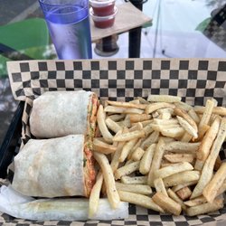 The Green Owl Cafe - Buffalo wrap