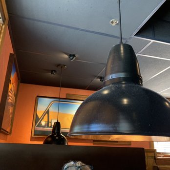 Outback Steakhouse - Dust on top of light & dirty ceiling - Steakhouses Near Me - Maumee, Ohio