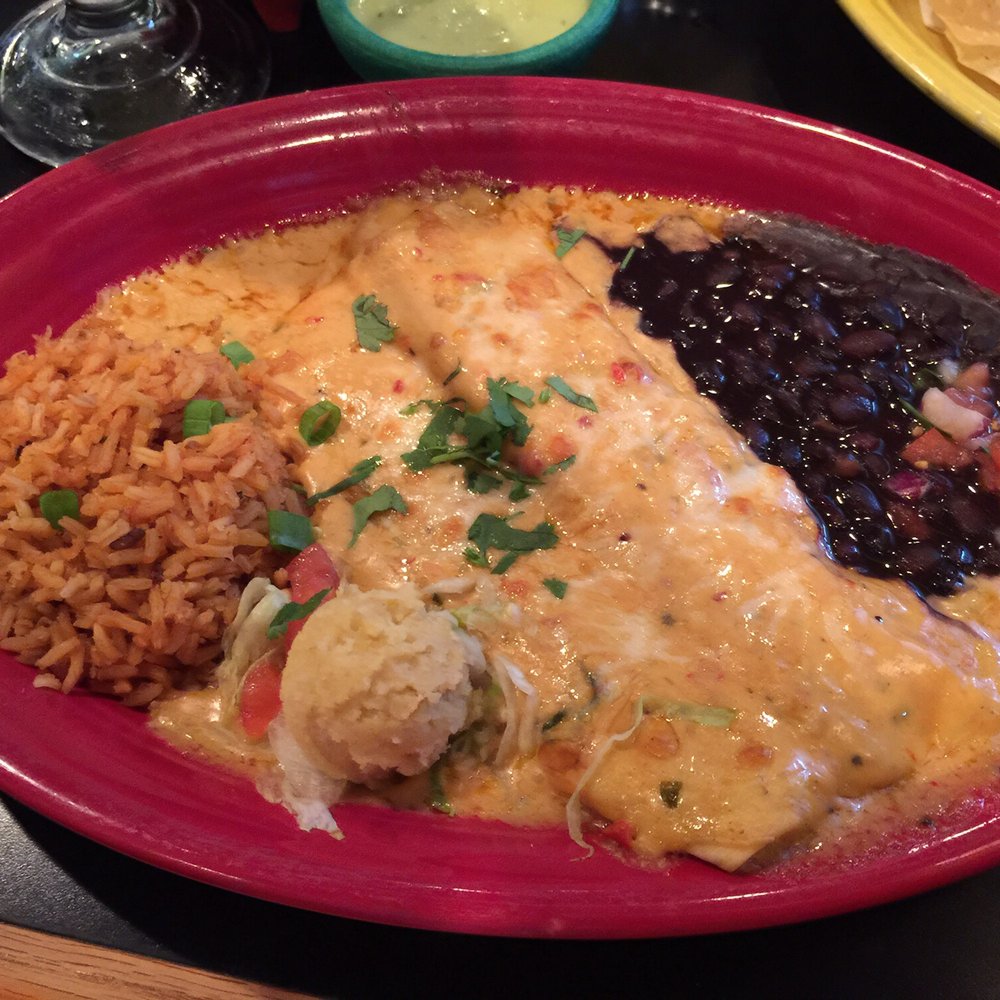 Mi Ranchito - The "Friday Special", however I was able to order it on a Saturday. Crab meat & Shrimp enchilada with black beans & rice. - Mexican Near Me - Overland Park, Kansas Mi Ranchito - The "Friday Special", however I was able to order it on a Saturday. Crab meat & Shrimp enchilada with black beans & rice. - Mexican Near Me - Overland Park, Kansas