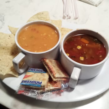 McAlister's Deli - Chicken Tortilla soup and Fire Roasted Vegetable Soup. - Salad Near Me - Fenton, Missouri