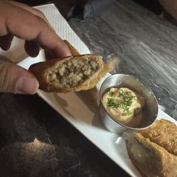 Boudin Egg Rolls