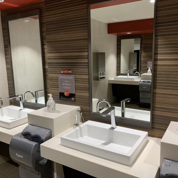 AMC DINE-IN Clearfork 8 - Woman's restroom. Clean . They also had a family bathroom. - Cinema Near Me - Fort Worth, Texas