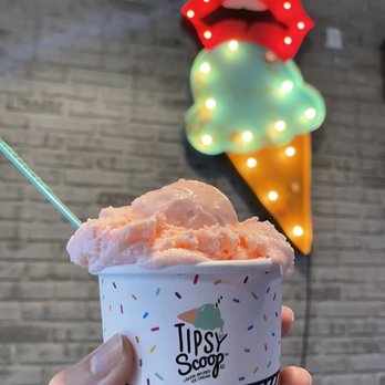 Tipsy Scoop - Red Velvet Martini - Ice Cream & Frozen Yogurt Near Me - Brooklyn, New York