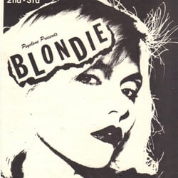 SF Rock Posters & Collectibles - Blondie punk flyer from Mabuahay Gardens, San Francisco, 1977.