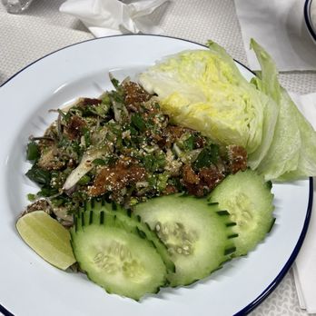 Mandalay Kitchen - Lahpet Thoke (Tea Leaf Salad) (V)* - Thai Near Me - Saint Paul, Minnesota