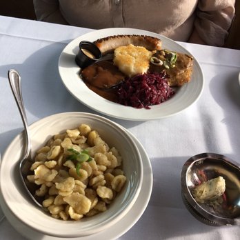 Cafe Coconut Cove - Mixed Grill plate with side of Spetzle - German Near Me - Melbourne Beach, Florida Cafe Coconut Cove - Mixed Grill plate with side of Spetzle - German Near Me - Melbourne Beach, Florida