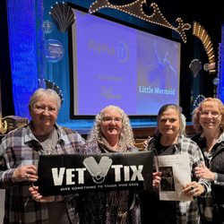 Veteran Tickets Foundation - Me and friends at The Little Mermaid ballet.