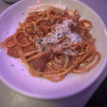 Cafe Mars - Spaghetti-Bucatini Naporitan - Italian Near Me - Brooklyn, New York