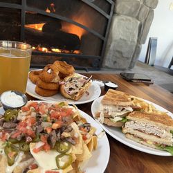 The Ranch Restaurant & Bar - Nachos, turkey sandwich, bratwurst