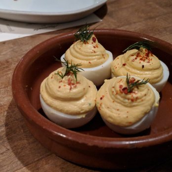 Manuela - Deviled Eggs--highly recommend! - New American Near Me - Los Angeles, California
