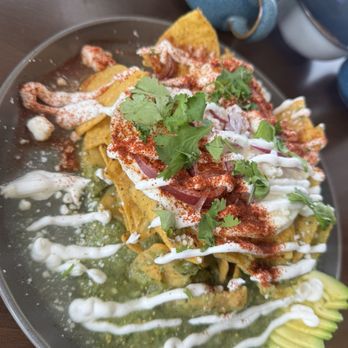 8th Haus Cafe - Chilaquiles looked great Taste was not great. It was mild in spice and then would taste sweet - Breakfast & Brunch Near Me - Anaheim, California 8th Haus Cafe - Chilaquiles looked great Taste was not great. It was mild in spice and then would taste sweet - Breakfast & Brunch Near Me - Anaheim, California