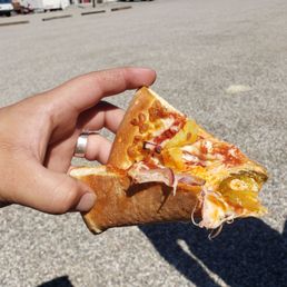 Jalapeño, pineapple, pepperoni and onion!