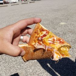 Outback Pizza - Jalapeño, pineapple, pepperoni and onion!