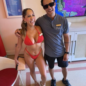 Encore Beach Club - Beautiful and Sexy Vanessa and awesome Fredo - Dance Clubs Near Me - Las Vegas, Nevada