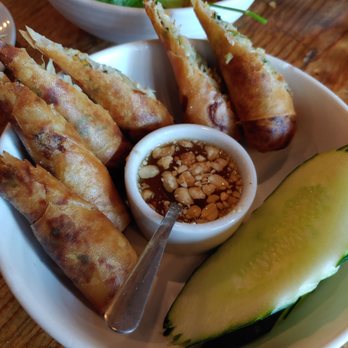 Bida Manda - "Spring" rolls -- these are the fried ones here! If you want the fresh rice paper, those are "Summer Rolls" here. - Laotian Near Me - Raleigh, North Carolina