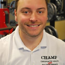 CHAMP Chiropractic - Dr. Ian Stone, owner and chiropractor