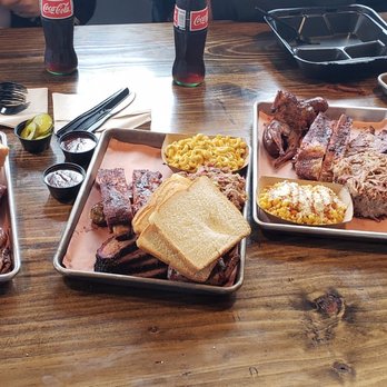 Hurtado Barbecue - "El Jefe" we ordered 4 of them and mixed up the sides and added a few extras! - Barbeque Near Me - Arlington, Texas Hurtado Barbecue - "El Jefe" we ordered 4 of them and mixed up the sides and added a few extras! - Barbeque Near Me - Arlington, Texas