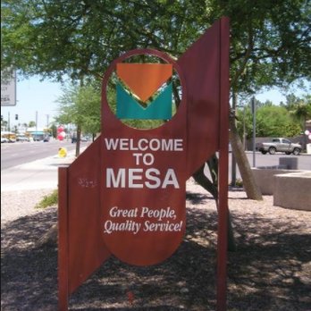 Desert Sands Contracting - welcome to mesa sign - Roofing Near Me - Mesa, Arizona