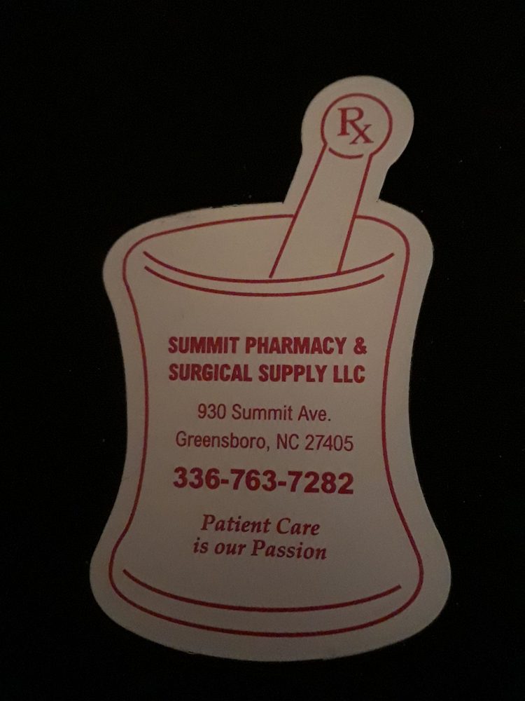 SUMMIT PHARMACY & SURGICAL SUPPLY Updated September 2024 930 Summit