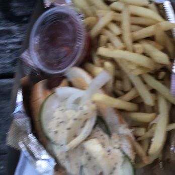 Idle Hour Biergarten - Frankfurter with fries - Bars Near Me - Atlantic Beach, North Carolina Idle Hour Biergarten - Frankfurter with fries - Bars Near Me - Atlantic Beach, North Carolina