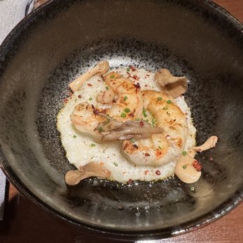Fruition Restaurant - Shrimp and polenta with mushrooms - New American Near Me - Denver, Colorado