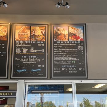 Anderson's Frozen Custard - Menu - Desserts Near Me - Kenmore, New York