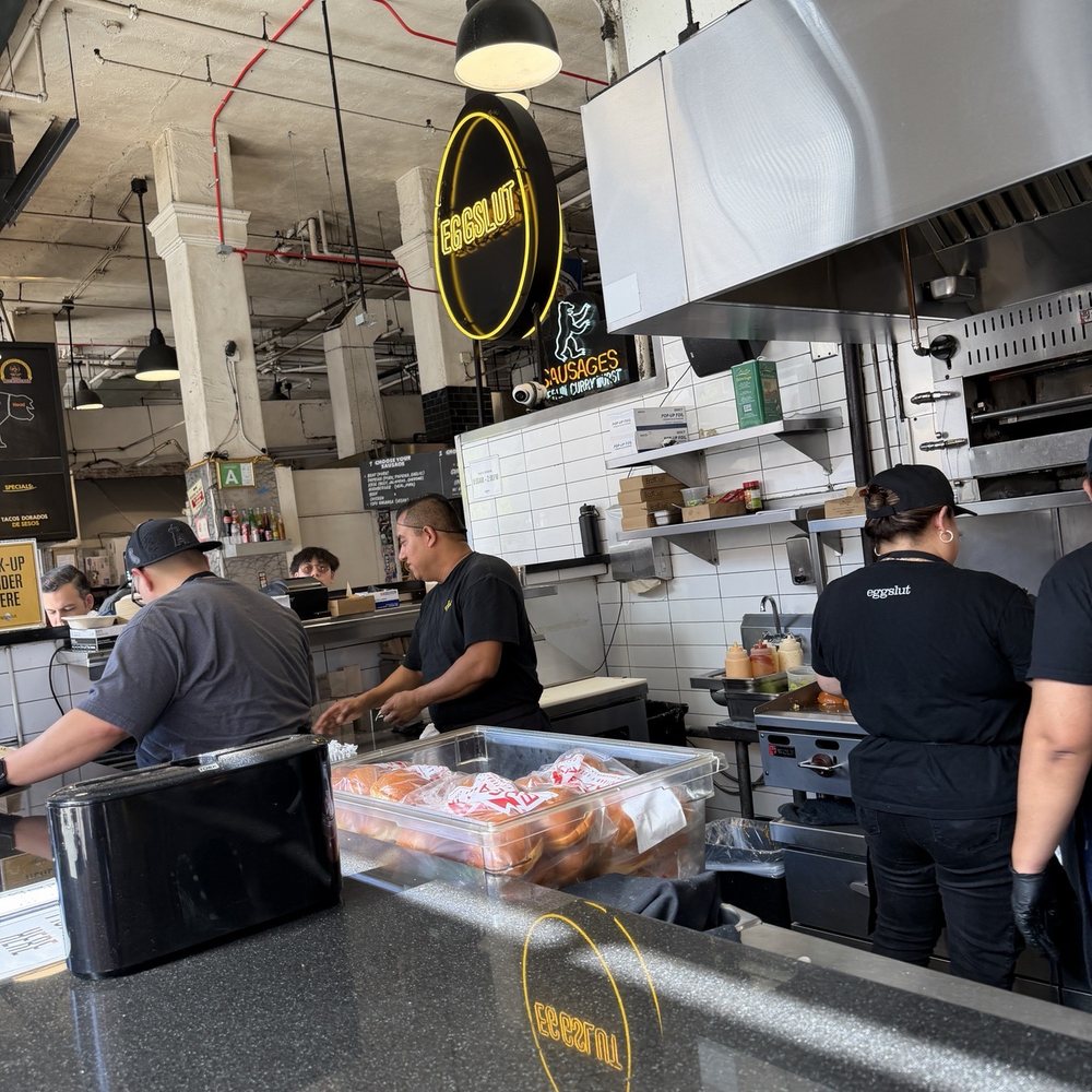 Eggslut - hard at work - Breakfast & Brunch Near Me - Los Angeles, California Eggslut - hard at work - Breakfast & Brunch Near Me - Los Angeles, California