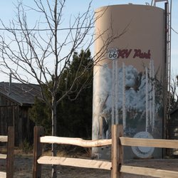 Route 66 RV Park - Water Silo at the entrance