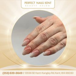 Perfect Nails Kent - Short nails, long nails - ombre works for everyone!
This look is perfect for any nail length or shape.
