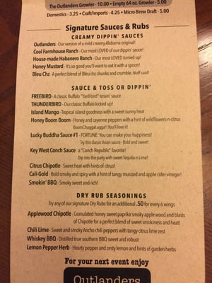 Menu photo 7 Outlanders Southern Chicken Nolensville, TN