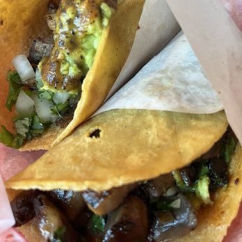 The Taco Stand - Pollo taco and mushroom taco - Mexican Near Me - Costa Mesa, California The Taco Stand - Pollo taco and mushroom taco - Mexican Near Me - Costa Mesa, California