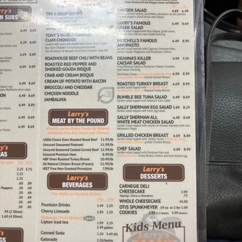 Larry's Giant Subs - Menu - Sandwiches Near Me - Savannah, Georgia Larry's Giant Subs - Menu - Sandwiches Near Me - Savannah, Georgia