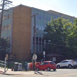 U S Government - View of building that contains post office (ground floor)