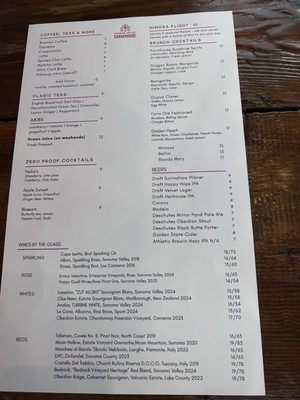 Menu photo 1 Sonoma Valley Farmhouse Sonoma, CA Menu photo 1 Sonoma Valley Farmhouse Sonoma, CA
