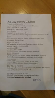 Menu photo 3 The Jam Pantry Greenslopes, QLD
